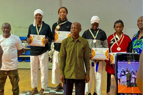 Podium Championnat Test Kata Karaté